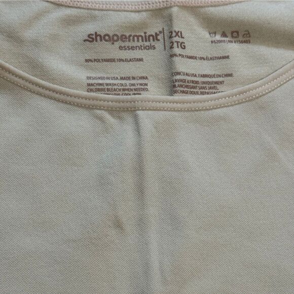 SHAPERMINT Essentials All Day Every Day Tank Cami Shapewear Nude Chai NWT 2XL - Picture 3 of 3